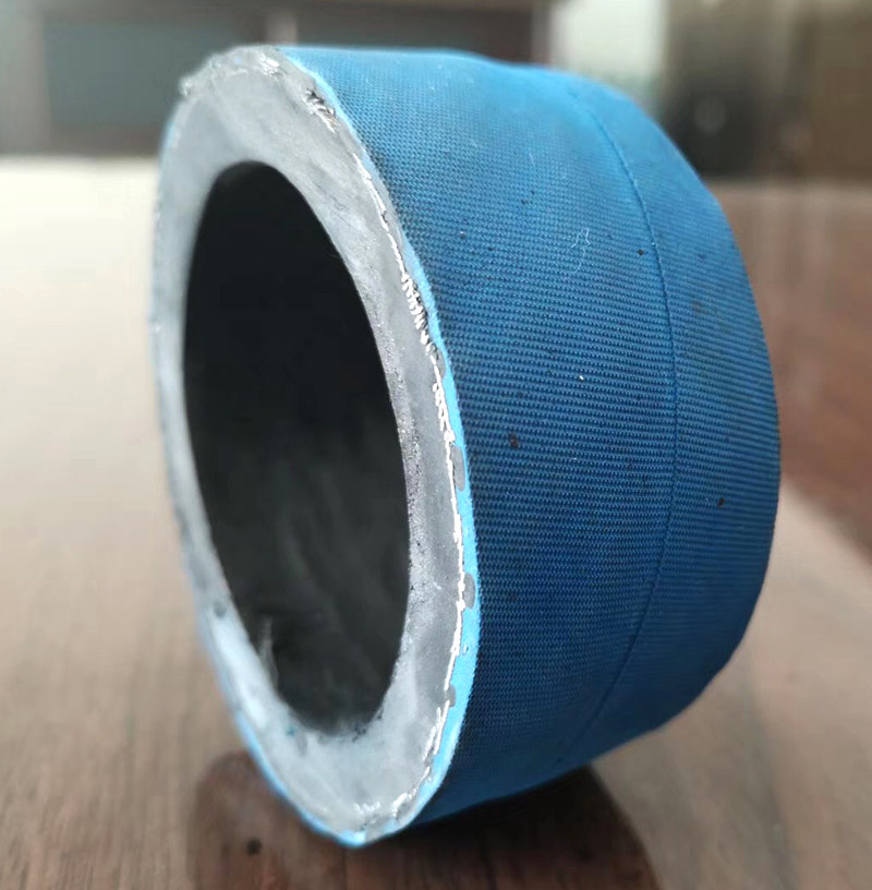 藍色鋼絲噴砂膠管